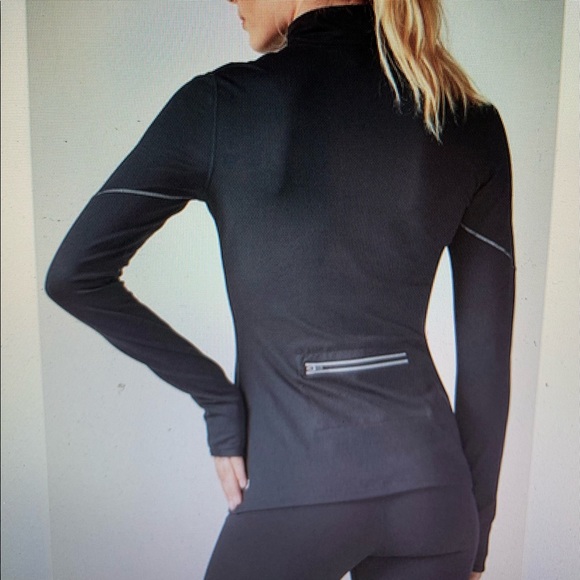 Fabletics Running Jacket Black Size Medium Emery - Picture 3 of 10